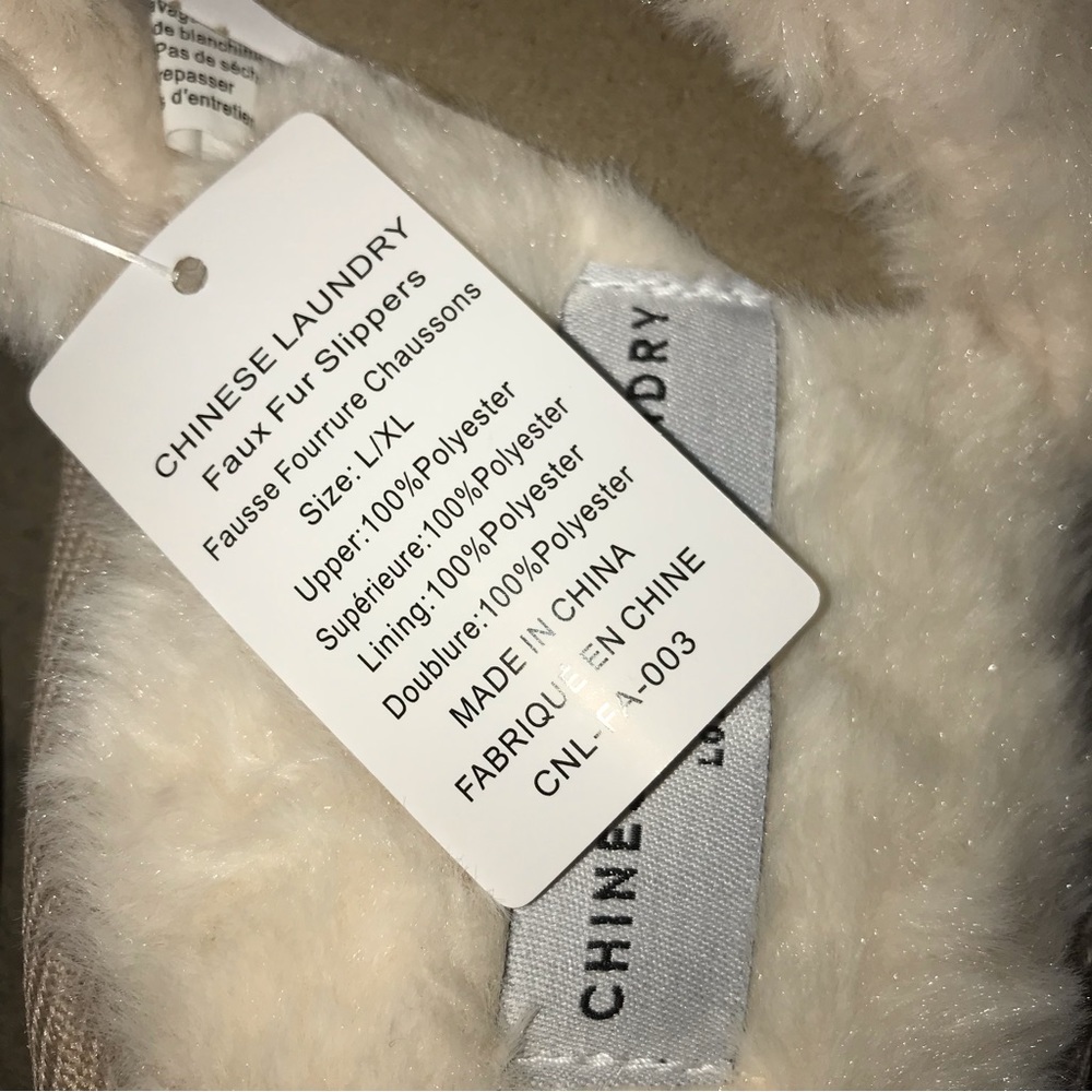 Chinese Laundry Furry Lined Slippers NWT - Picture 4 of 6